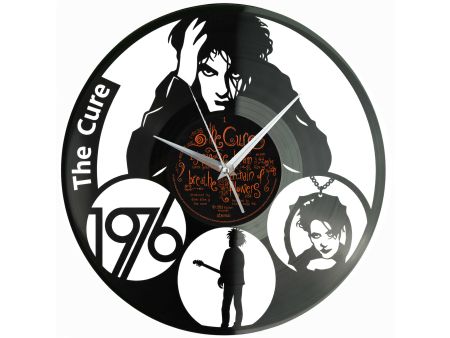 The Cure Winyl Zegar Ścienny Płyta Winylowa Unikalna Dekoracja Dla Fanów Muzyki Prezent Upominek Gift EVEVO Z0153