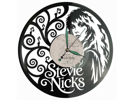 Stevie Nicks Winyl Zegar Ścienny Płyta Winylowa Unikalna Dekoracja Dla Fanów Muzyki Prezent Upominek Gift EVEVO Z0155