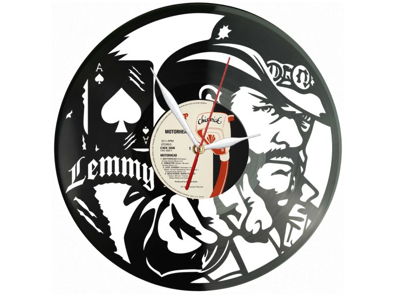 Motorhead Winyl Zegar Ścienny Płyta Winylowa Unikalna Dekoracja Dla Fanów Muzyki Prezent Upominek Gift EVEVO Z0158