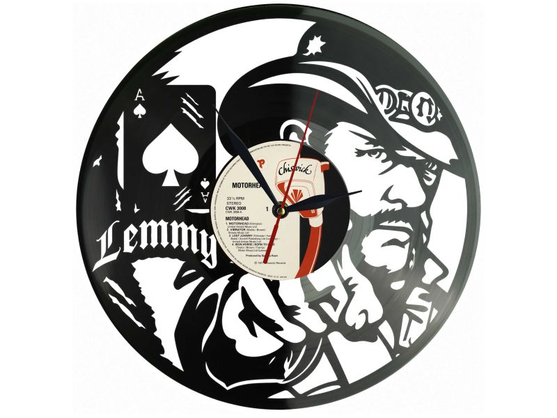 Motorhead Winyl Zegar Ścienny Płyta Winylowa Unikalna Dekoracja Dla Fanów Muzyki Prezent Upominek Gift EVEVO Z0158