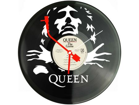 Queen Winyl Zegar Ścienny Płyta Winylowa Unikalna Dekoracja Dla Fanów Muzyki Prezent Upominek Gift EVEVO Z0160