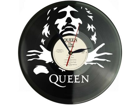 Queen Winyl Zegar Ścienny Płyta Winylowa Unikalna Dekoracja Dla Fanów Muzyki Prezent Upominek Gift EVEVO Z0160