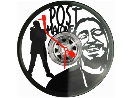 Post Malone Winyl Zegar Ścienny Płyta Winylowa Unikalna Dekoracja Dla Fanów Muzyki Prezent Upominek Gift EVEVO Z0163