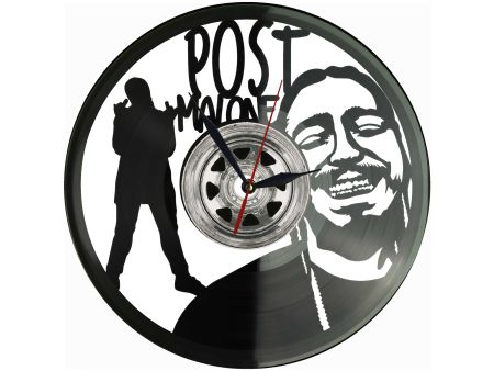 Post Malone Winyl Zegar Ścienny Płyta Winylowa Unikalna Dekoracja Dla Fanów Muzyki Prezent Upominek Gift EVEVO Z0163