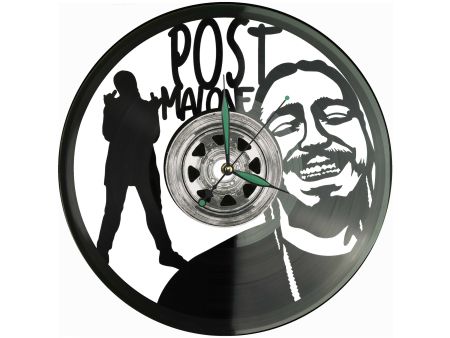 Post Malone Winyl Zegar Ścienny Płyta Winylowa Unikalna Dekoracja Dla Fanów Muzyki Prezent Upominek Gift EVEVO Z0163