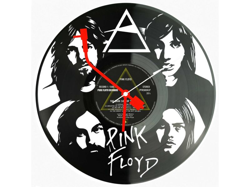 Pink Floyd Winyl Zegar Ścienny Płyta Winylowa Unikalna Dekoracja Dla Fanów Muzyki Prezent Upominek Gift EVEVO Z0164