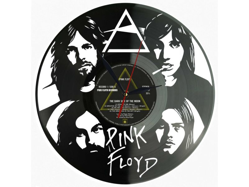 Pink Floyd Winyl Zegar Ścienny Płyta Winylowa Unikalna Dekoracja Dla Fanów Muzyki Prezent Upominek Gift EVEVO Z0164