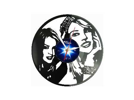 Kylie Minogue Winyl Zegar Ścienny Płyta Winylowa Unikalna Dekoracja Dla Fanów Muzyki Prezent Upominek Gift EVEVO Z0166