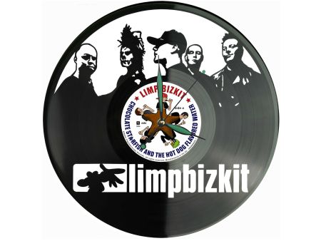 Limp Bizkit Winyl Zegar Ścienny Płyta Winylowa Unikalna Dekoracja Dla Fanów Muzyki Prezent Upominek Gift EVEVO Z0168