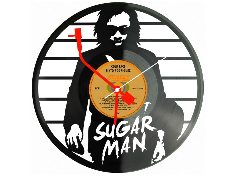 Sixto Rodriguez Winyl Zegar Ścienny Płyta Winylowa Unikalna Dekoracja Dla Fanów Muzyki Prezent Upominek Gift EVEVO Z0169