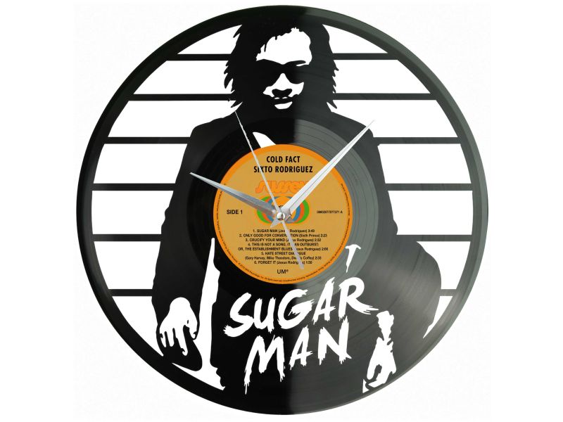 Sixto Rodriguez Winyl Zegar Ścienny Płyta Winylowa Unikalna Dekoracja Dla Fanów Muzyki Prezent Upominek Gift EVEVO Z0169