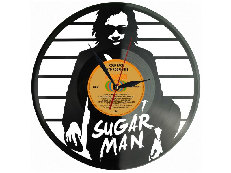 Sixto Rodriguez Winyl Zegar Ścienny Płyta Winylowa Unikalna Dekoracja Dla Fanów Muzyki Prezent Upominek Gift EVEVO Z0169