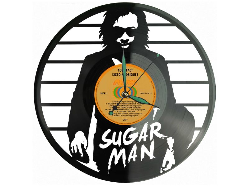 Sixto Rodriguez Winyl Zegar Ścienny Płyta Winylowa Unikalna Dekoracja Dla Fanów Muzyki Prezent Upominek Gift EVEVO Z0169