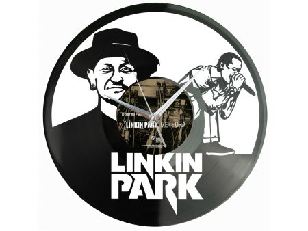 Linkin Park Winyl Zegar Ścienny Płyta Winylowa Unikalna Dekoracja Dla Fanów Muzyki Prezent Upominek Gift EVEVO Z0171