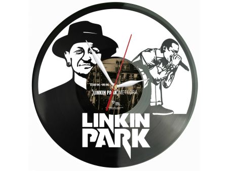 Linkin Park Winyl Zegar Ścienny Płyta Winylowa Unikalna Dekoracja Dla Fanów Muzyki Prezent Upominek Gift EVEVO Z0171