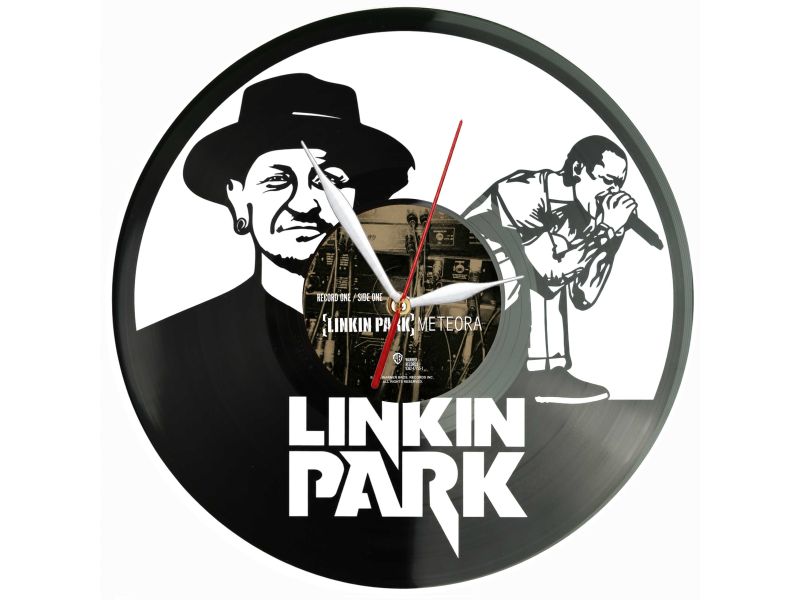 Linkin Park Winyl Zegar Ścienny Płyta Winylowa Unikalna Dekoracja Dla Fanów Muzyki Prezent Upominek Gift EVEVO Z0171