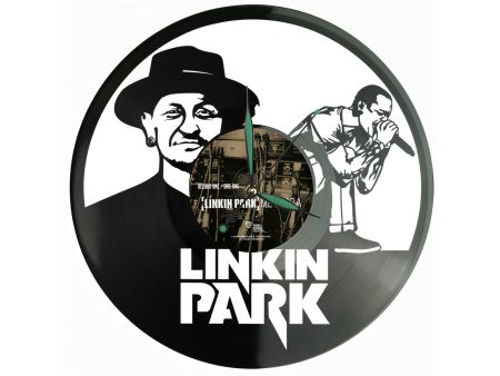 Linkin Park Winyl Zegar Ścienny Płyta Winylowa Unikalna Dekoracja Dla Fanów Muzyki Prezent Upominek Gift EVEVO Z0171