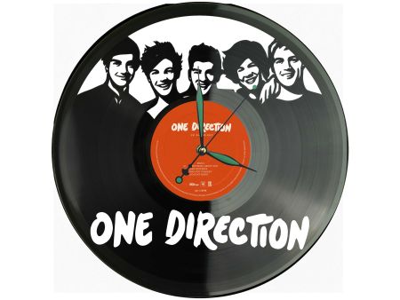 One Direction Winyl Zegar Ścienny Płyta Winylowa Unikalna Dekoracja Dla Fanów Muzyki Prezent Upominek Gift EVEVO Z0176