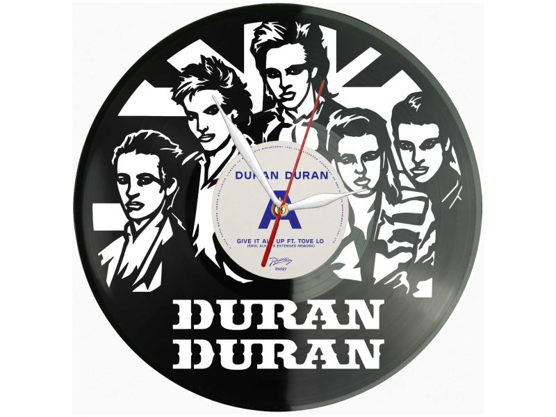 Duran Duran Winyl Zegar Ścienny Płyta Winylowa Unikalna Dekoracja Dla Fanów Muzyki Prezent Upominek Gift EVEVO Z0178