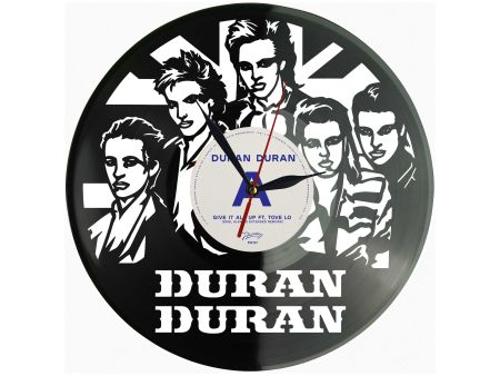 Duran Duran Winyl Zegar Ścienny Płyta Winylowa Unikalna Dekoracja Dla Fanów Muzyki Prezent Upominek Gift EVEVO Z0178