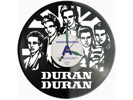 Duran Duran Winyl Zegar Ścienny Płyta Winylowa Unikalna Dekoracja Dla Fanów Muzyki Prezent Upominek Gift EVEVO Z0178