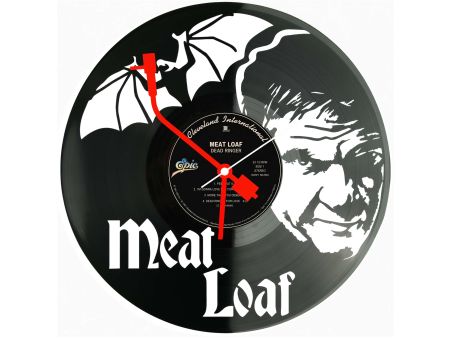 Meat Loaf Winyl Zegar Ścienny Płyta Winylowa Unikalna Dekoracja Dla Fanów Muzyki Prezent Upominek Gift EVEVO Z0182