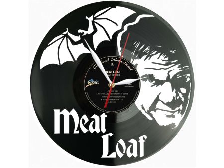 Meat Loaf Winyl Zegar Ścienny Płyta Winylowa Unikalna Dekoracja Dla Fanów Muzyki Prezent Upominek Gift EVEVO Z0182