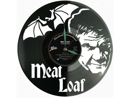 Meat Loaf Winyl Zegar Ścienny Płyta Winylowa Unikalna Dekoracja Dla Fanów Muzyki Prezent Upominek Gift EVEVO Z0182