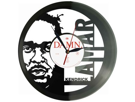 Kendrick Lamar Winyl Zegar Ścienny Płyta Winylowa Unikalna Dekoracja Dla Fanów Muzyki Prezent Upominek Gift EVEVO Z0187