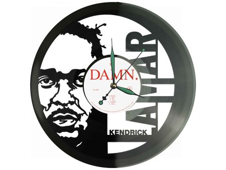 Kendrick Lamar Winyl Zegar Ścienny Płyta Winylowa Unikalna Dekoracja Dla Fanów Muzyki Prezent Upominek Gift EVEVO Z0187