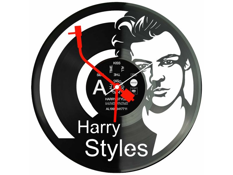 Harry Styles Winyl Zegar Ścienny Płyta Winylowa Unikalna Dekoracja Dla Fanów Muzyki Prezent Upominek Gift EVEVO Z0193