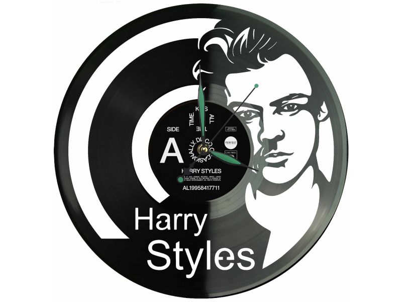 Harry Styles Winyl Zegar Ścienny Płyta Winylowa Unikalna Dekoracja Dla Fanów Muzyki Prezent Upominek Gift EVEVO Z0193