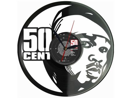 50 Cent Winyl Zegar Ścienny Płyta Winylowa Unikalna Dekoracja Dla Fanów Muzyki Prezent Upominek Gift EVEVO Z0198