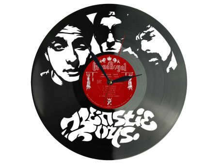Beastie Boys Winyl Zegar Ścienny Płyta Winylowa Unikalna Dekoracja Dla Fanów Muzyki Prezent Upominek Gift EVEVO Z0203