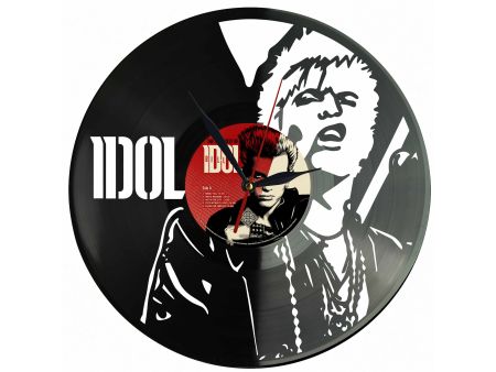Billy Idol Winyl Zegar Ścienny Płyta Winylowa Unikalna Dekoracja Dla Fanów Muzyki Prezent Upominek Gift EVEVO Z0204
