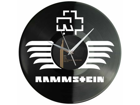 Rammstein Winyl Zegar Ścienny Płyta Winylowa Unikalna Dekoracja Dla Fanów Muzyki Prezent Upominek Gift EVEVO Z0209