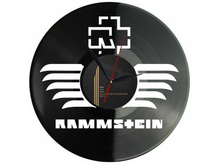 Rammstein Winyl Zegar Ścienny Płyta Winylowa Unikalna Dekoracja Dla Fanów Muzyki Prezent Upominek Gift EVEVO Z0209