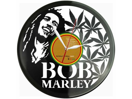 Bob Marley Winyl Zegar Ścienny Płyta Winylowa Unikalna Dekoracja Dla Fanów Muzyki Prezent Upominek Gift EVEVO Z0210