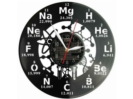 Zegar Chemika Z Płyty Winylowej 30x30 Cm EVEVO W0123