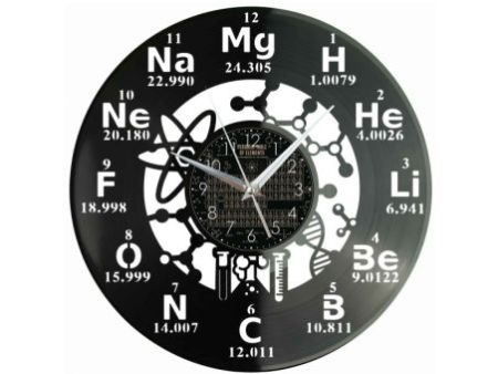 Zegar Chemika Z Płyty Winylowej 30x30 Cm EVEVO W0123