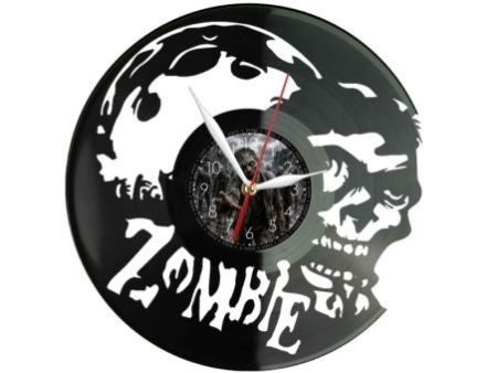 Zombie Trup Ghul Walking Dead Zegar Ścienny Z Płyty Winylowej 30x30 Cm EVEVO W0146