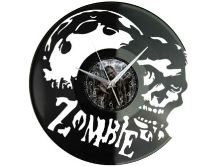 Zombie Trup Ghul Walking Dead Zegar Ścienny Z Płyty Winylowej 30x30 Cm EVEVO W0146