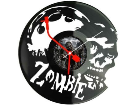 Zombie Trup Ghul Walking Dead Zegar Ścienny Z Płyty Winylowej 30x30 Cm EVEVO W0146
