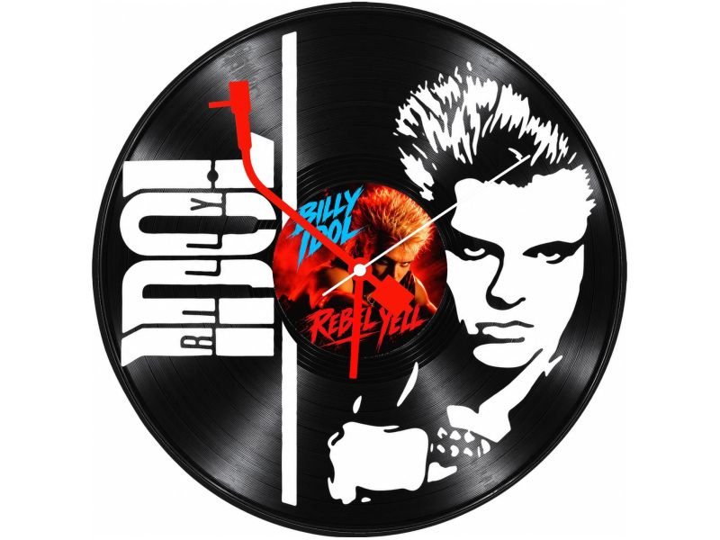 Billy Idol Zegar Ścienny Z Płyty Winylowej Prezent Upominek Personalizacja EVEVO Z0240