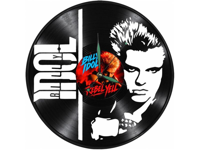 Billy Idol Zegar Ścienny Z Płyty Winylowej Prezent Upominek Personalizacja EVEVO Z0240