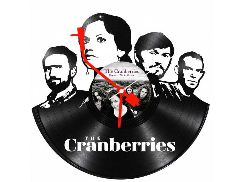 The Cranberries Zegar Ścienny Z Płyty Winylowej Prezent Upominek Personalizacja EVEVO Z0248
