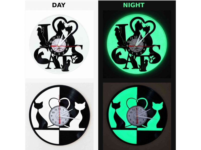 The Rasmus Zegar Ścienny Z Płyty Winylowej Prezent Upominek Personalizacja EVEVO Z0251