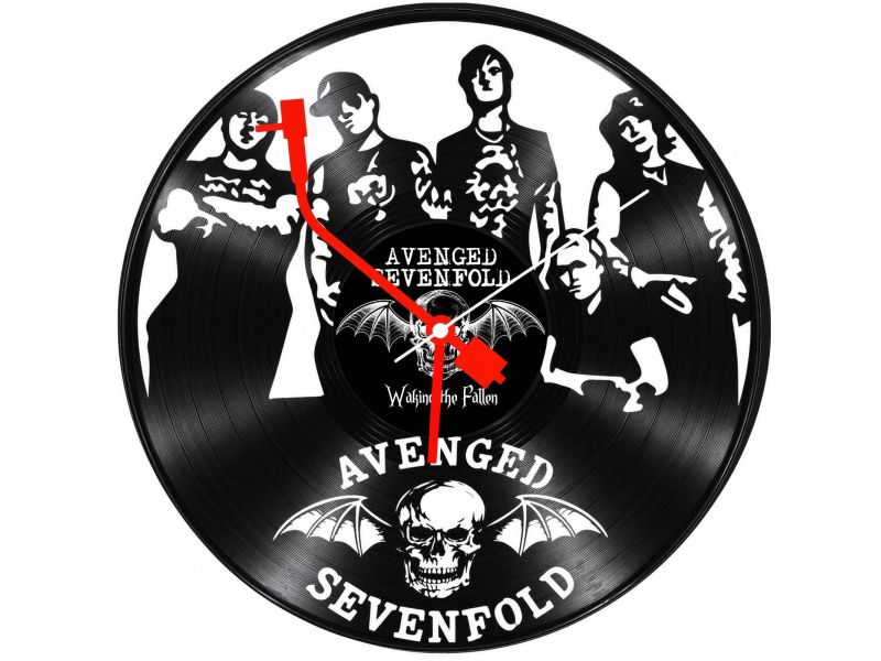 Avenged Sevenfold Zegar Ścienny Z Płyty Winylowej Prezent Upominek Personalizacja EVEVO Z0257