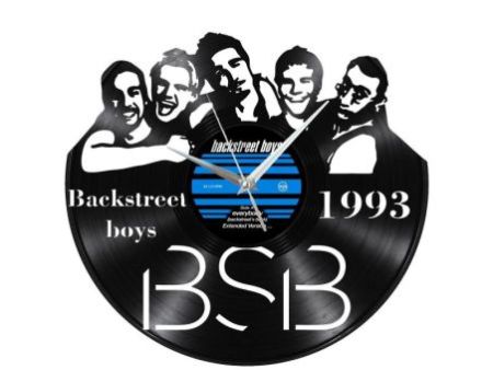 Backstreet Boys Zegar Ścienny Z Płyty Winylowej Prezent Upominek Personalizacja EVEVO Z0266