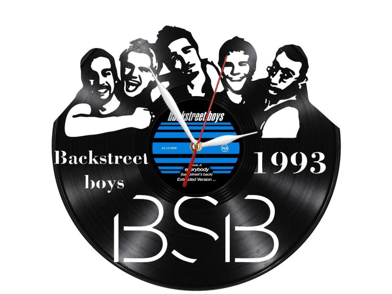 Backstreet Boys Zegar Ścienny Z Płyty Winylowej Prezent Upominek Personalizacja EVEVO Z0266